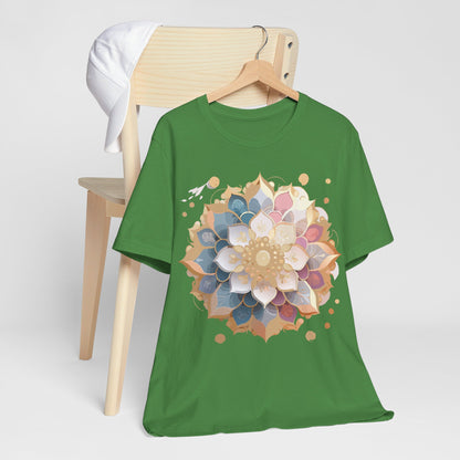 Natural Cotton Tee Shirt - Medallion Collection Printify