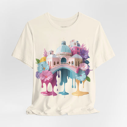 Natural Cotton Tee Shirt - Beautiful Places Collection - Venice Printify