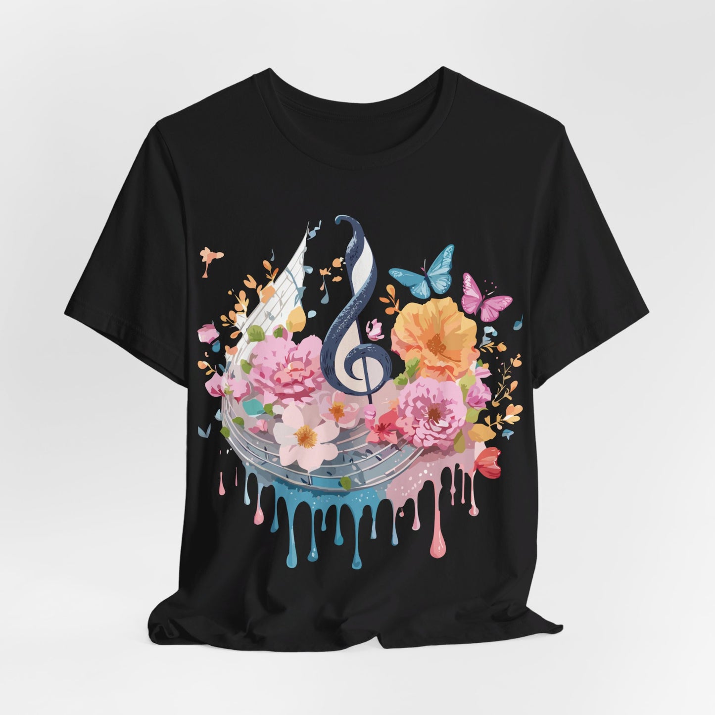 Natural Cotton Tee Shirt - Music Collection