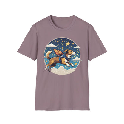 Dog Shirt Unisex Animal Print Tee Hundred Percent Cotton Softstyle Gildan 64000