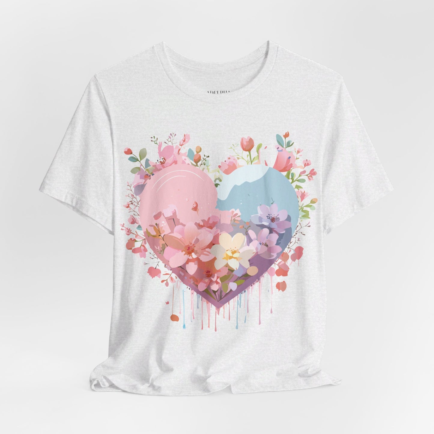 Natural Cotton Tee Shirt - Love story Collection