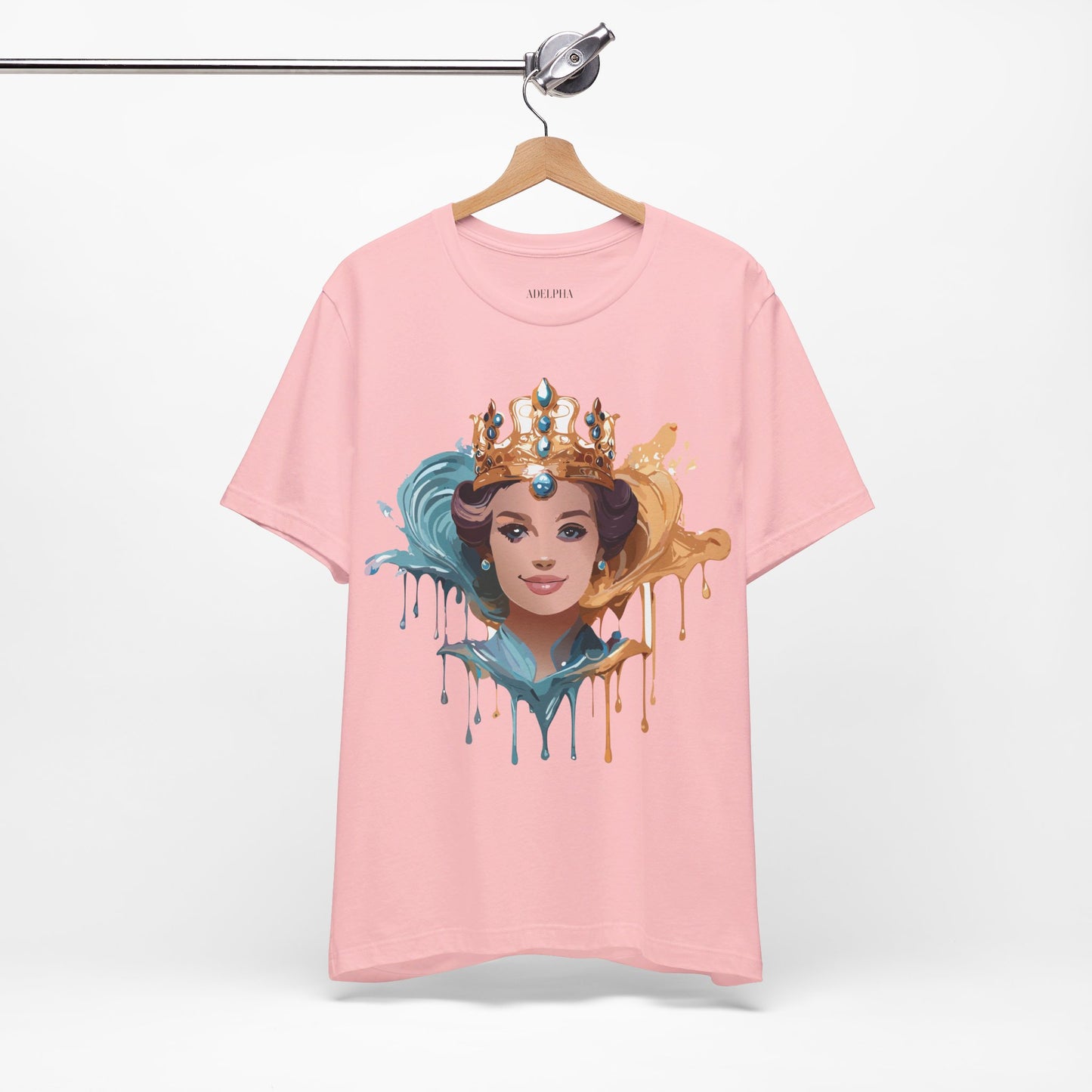 T-Shirt aus natürlicher Baumwolle – Queen Collection