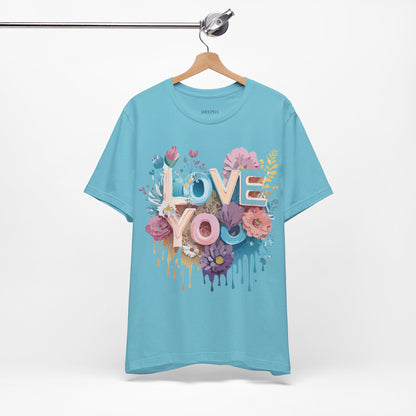Natural Cotton Tee Shirt - Love story Collection Printify
