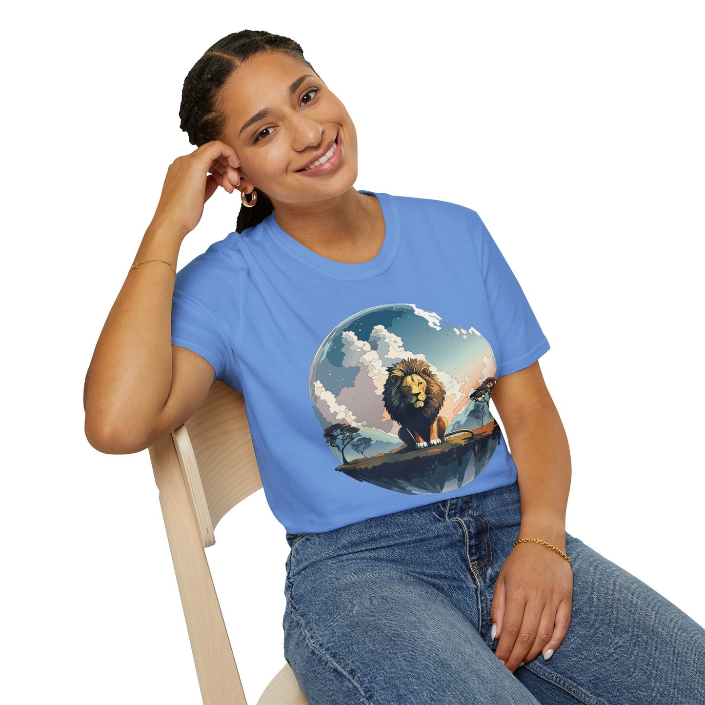 Lion Shirt, Shirt with Lion, Animal Tee, Shirt with Animals
