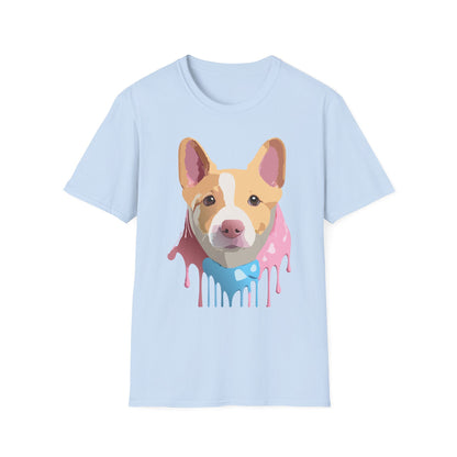 Dog Shirt Unisex Animal Print Tee Cotton T Shirt For Pet Lovers