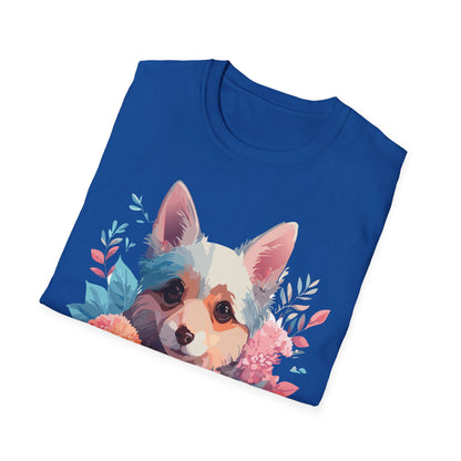 Dog Shirt Unisex Animal Print Tee With Cute Dog Designs And Comfort