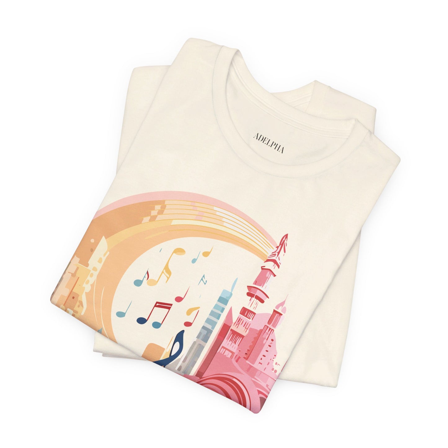 T-shirt en coton naturel - Collection Musique