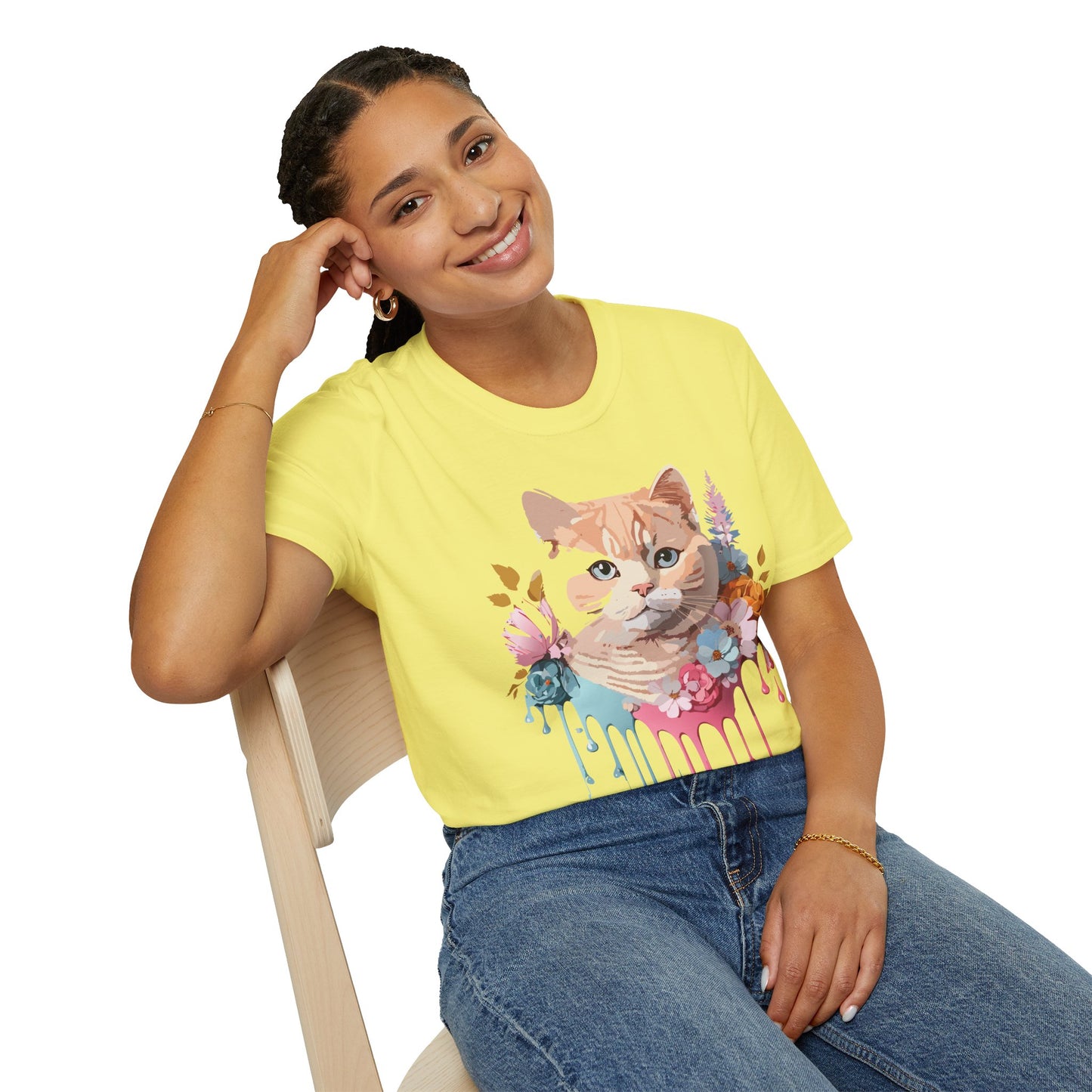 Cat Shirt, Shirt with Cat, Cats Tee, Kitten Tee