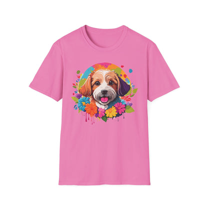 Unisex Dog Shirt Softstyle Cotton Tee Gildan 64000 Animal Tee