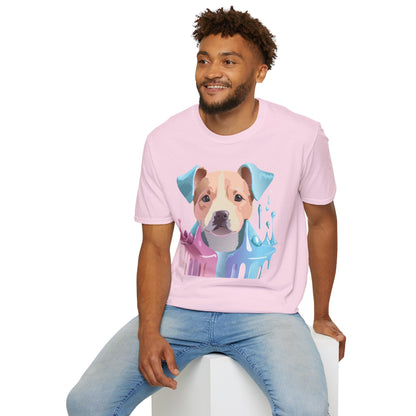 Dog Shirt Unisex Animal Tee Softstyle Gildan 64000 Cotton Tee
