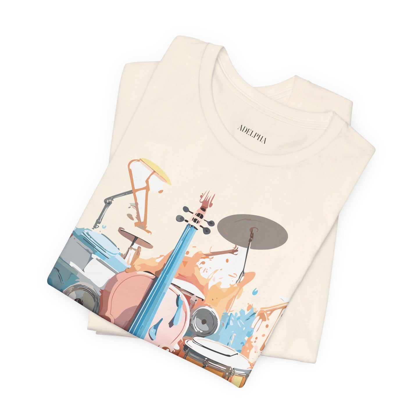 Natural Cotton Tee Shirt - Music collection