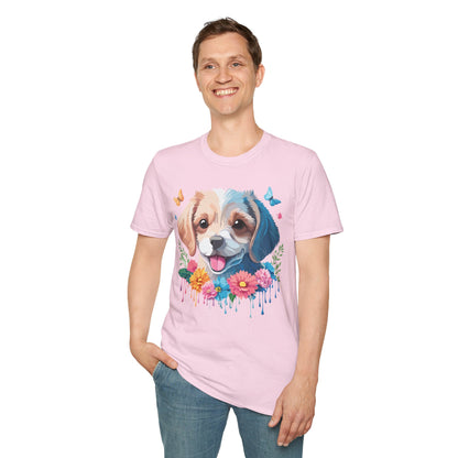 Dog Shirt Unisex Softstyle Tee Gildan 64000 100 Percent Ring Spun Cotton