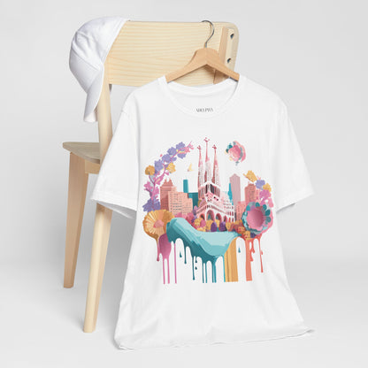 Tourist Shirt, Shirt with Barcelona - ADELPHA