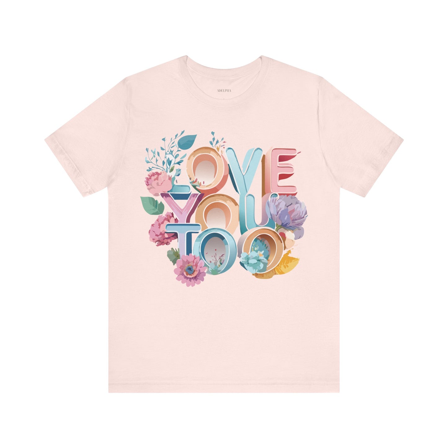 T-shirt en coton naturel - Collection Love story