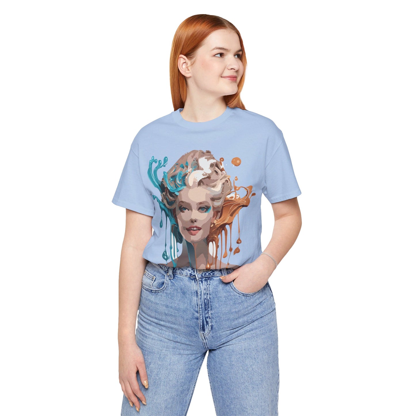 Natural Cotton Tee Shirt - Queen Collection