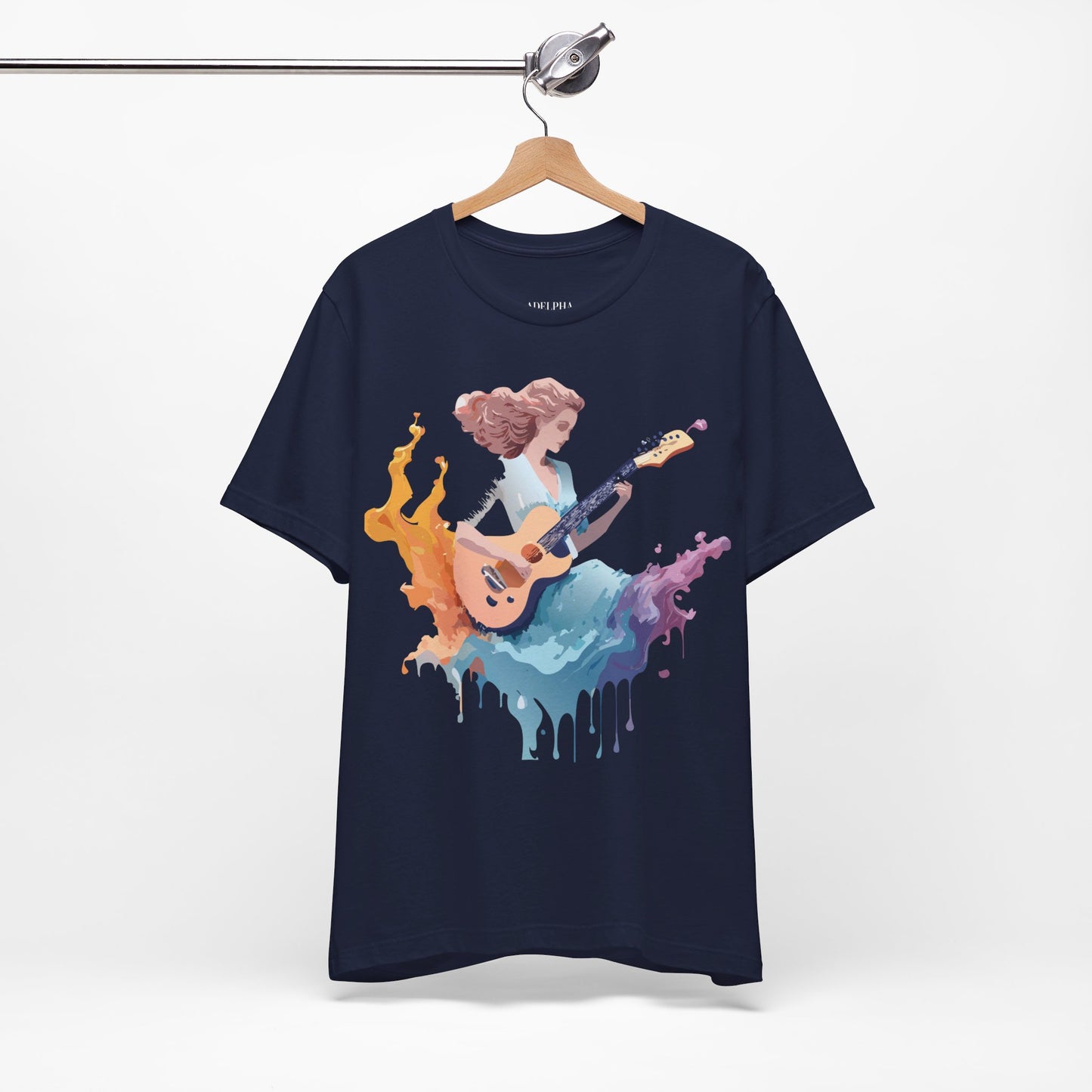 T-Shirt aus natürlicher Baumwolle – Musikkollektion