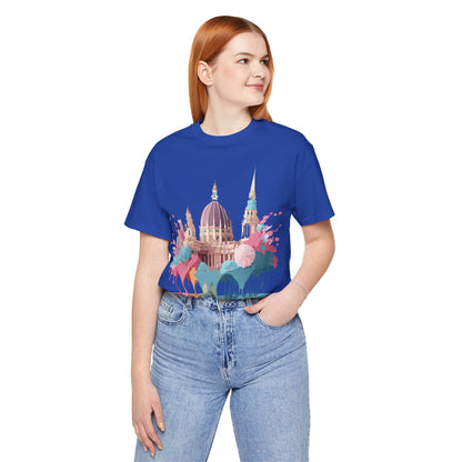Natural Cotton Tee Shirt - Beautiful Places Collection - Vienna Printify