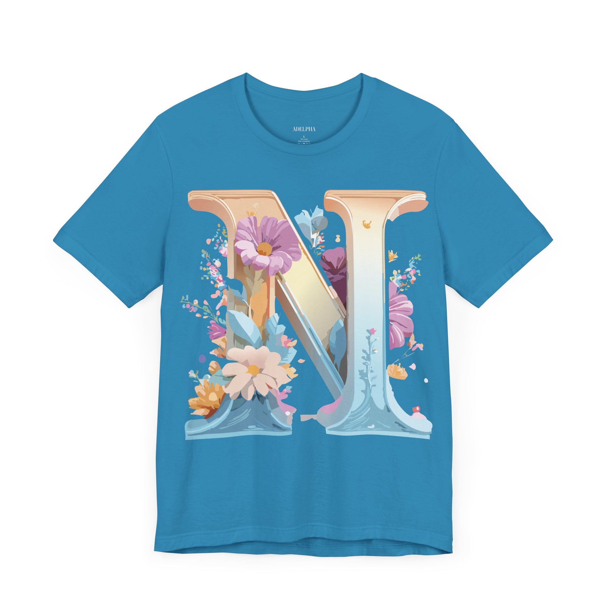 Letter Shirt, Letter N Shirt - ADELPHA