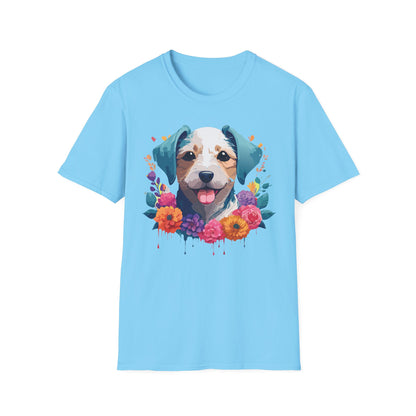 Dog Shirt Unisex Animal Short Sleeve Tee Gildan Softstyle 64000 Cotton Tee