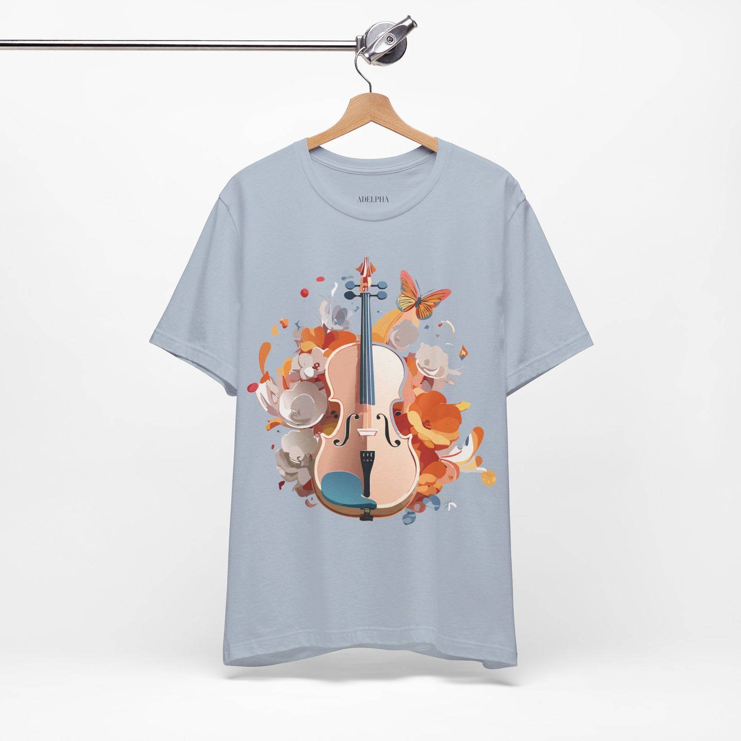 T-Shirt aus natürlicher Baumwolle – Musikkollektion