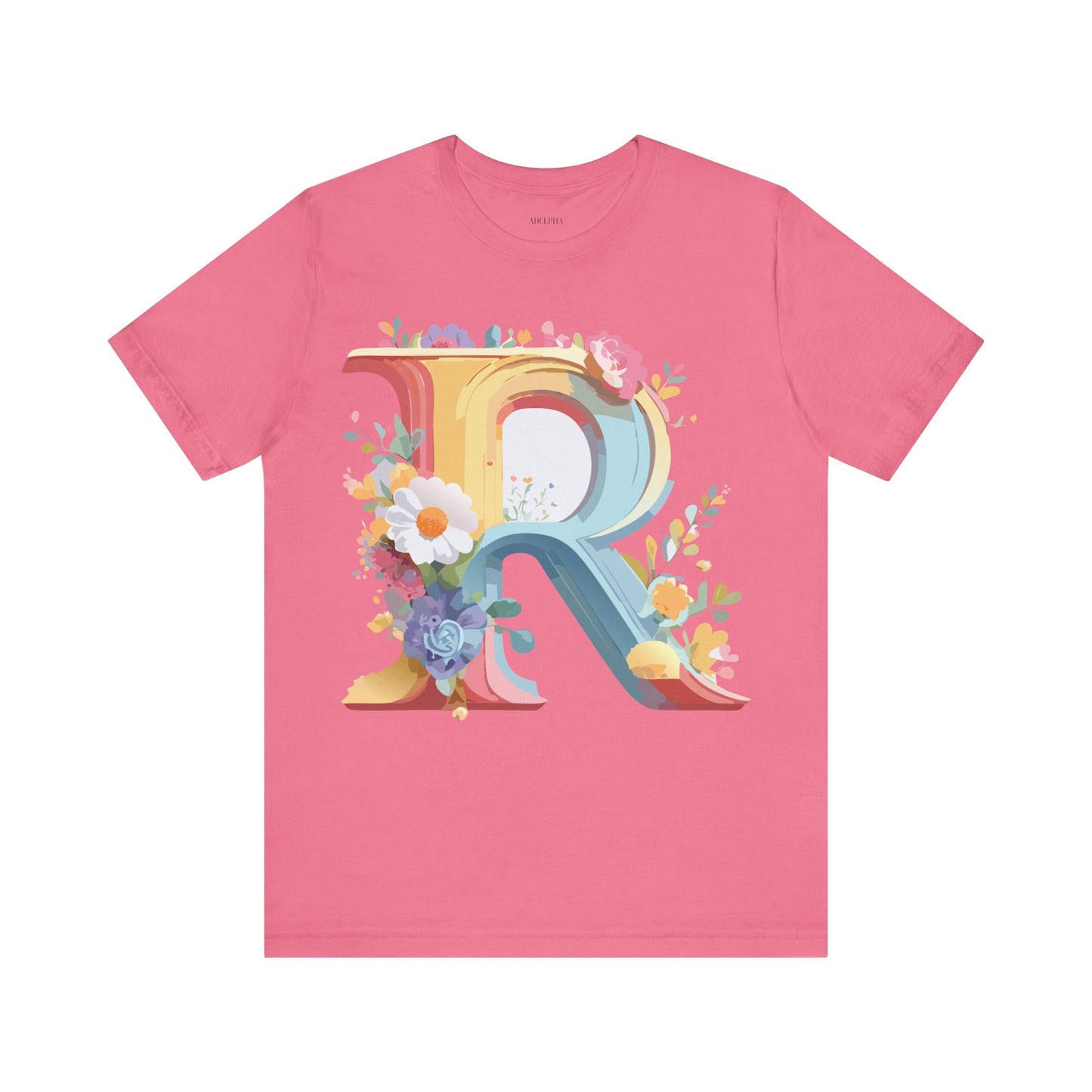 T-shirt en coton naturel - Collection Lettres - R