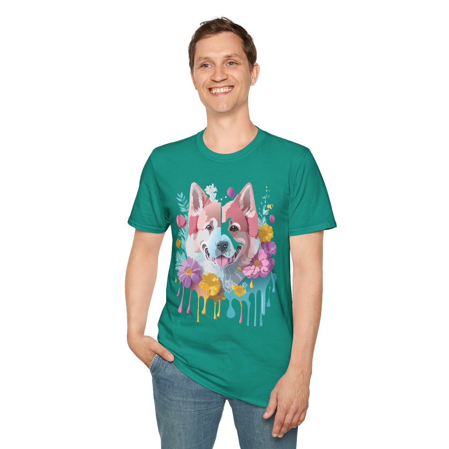 Dog Shirt, Shirt with Dog, Animal Tee, Shirt with Animals