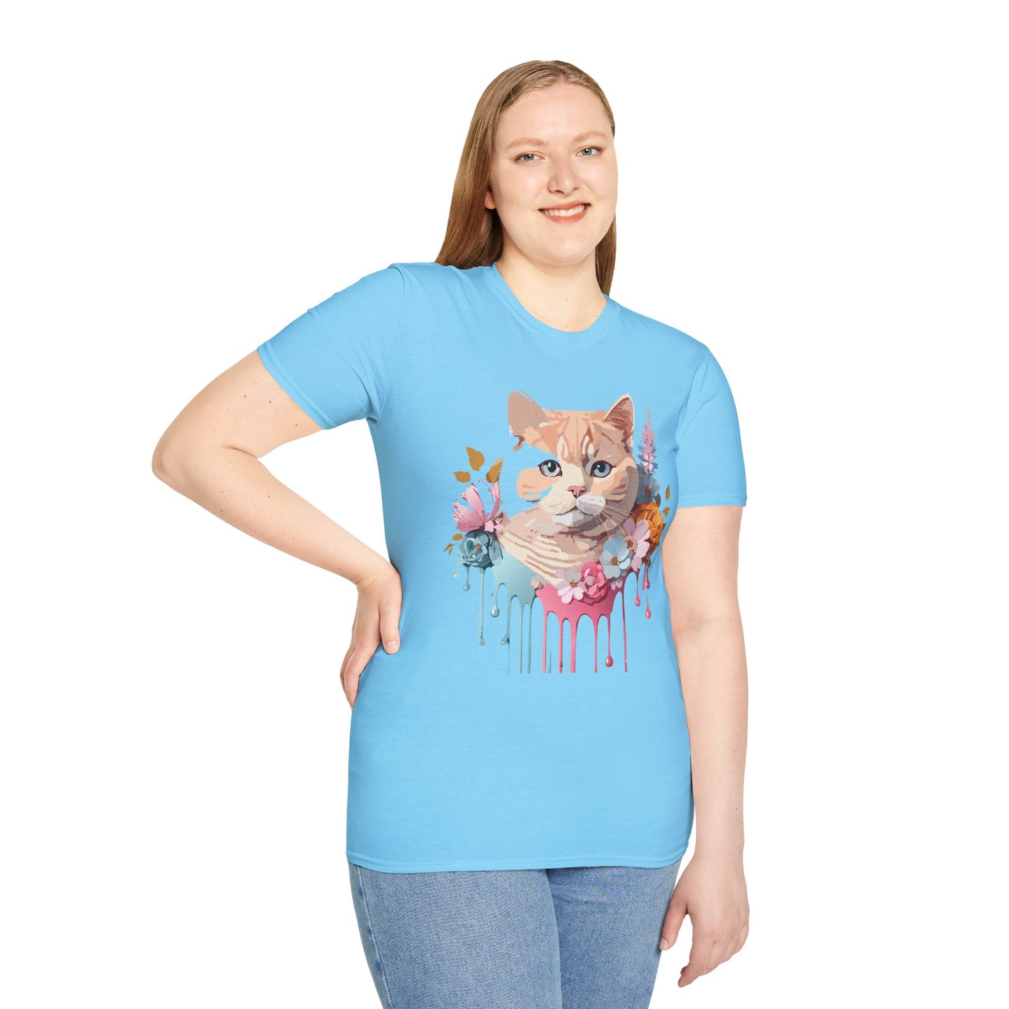 Cat Shirt, Shirt with Cat, Cats Tee, Kitten Tee