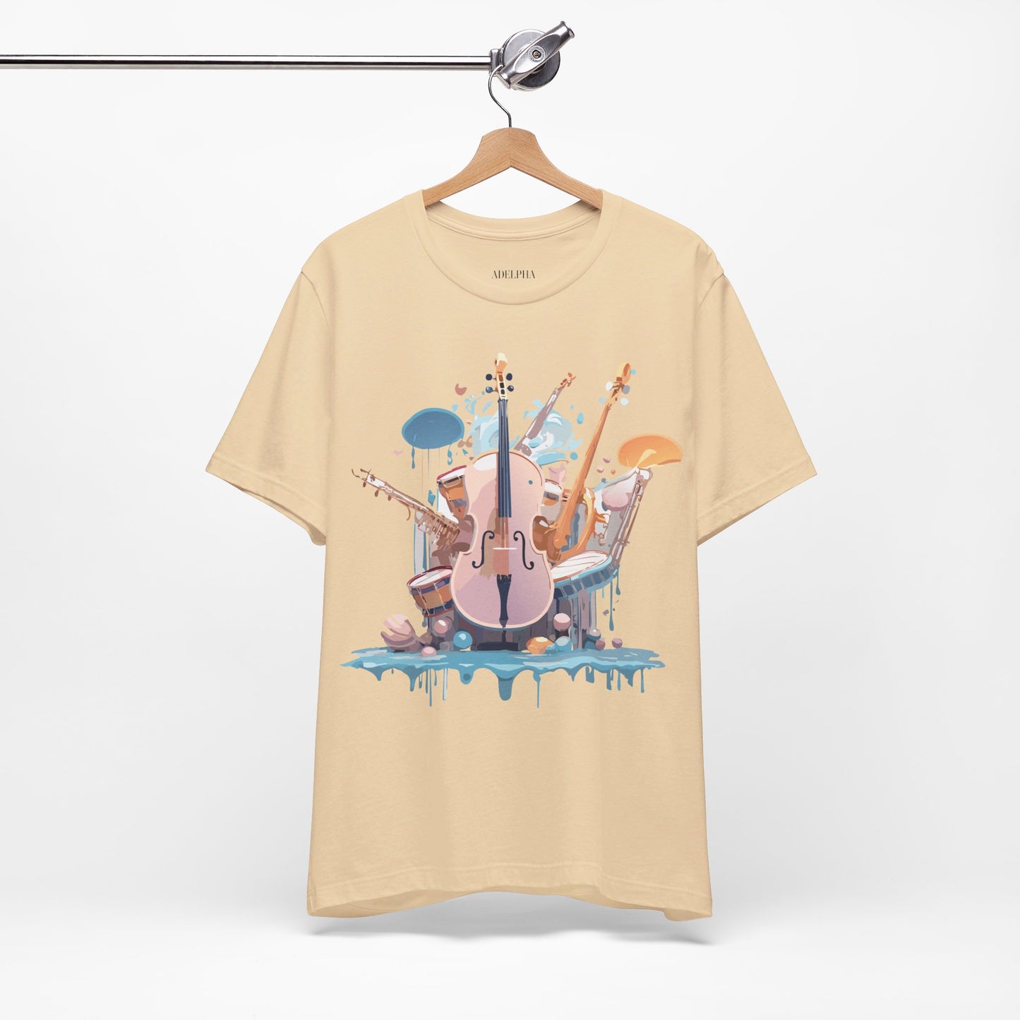 Natural Cotton Tee Shirt - Music collection