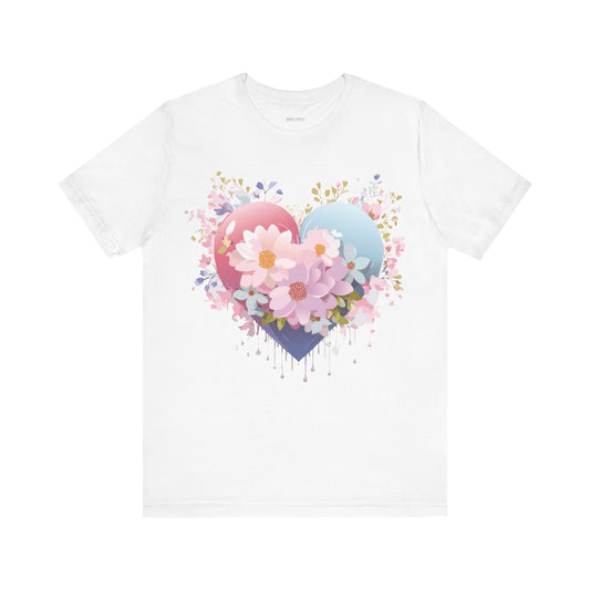 Natural Cotton Tee Shirt - Love story Collection