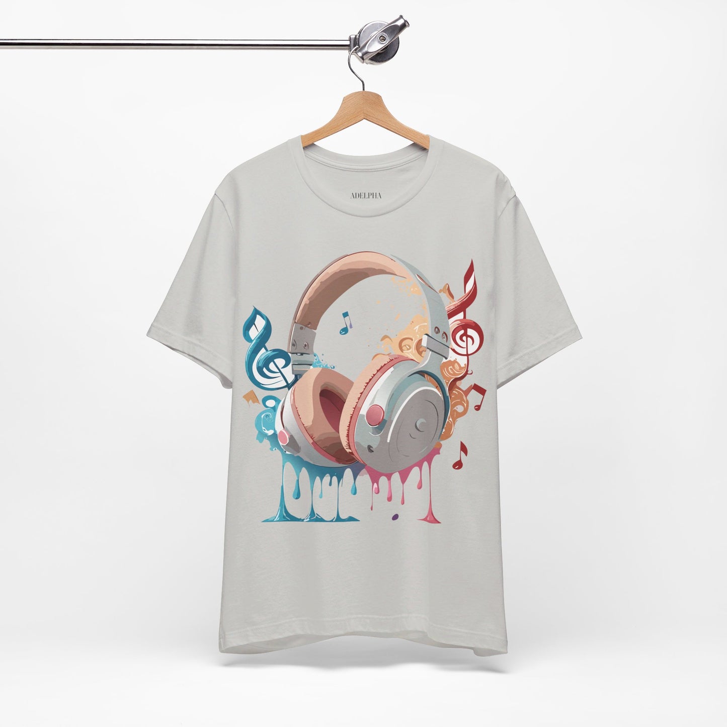 T-Shirt aus natürlicher Baumwolle – Musikkollektion