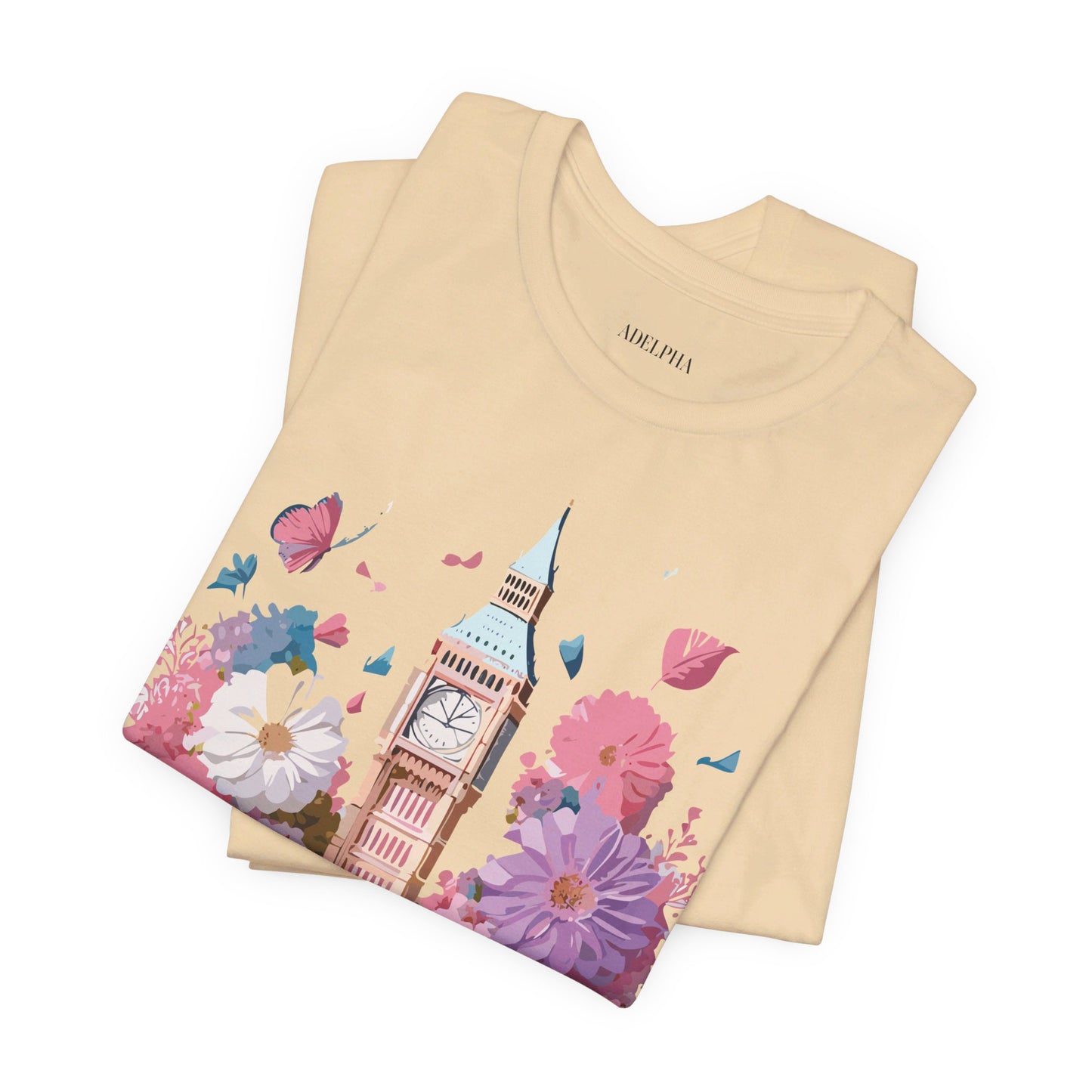 Natural Cotton Tee Shirt - Beautiful Places Collection - London