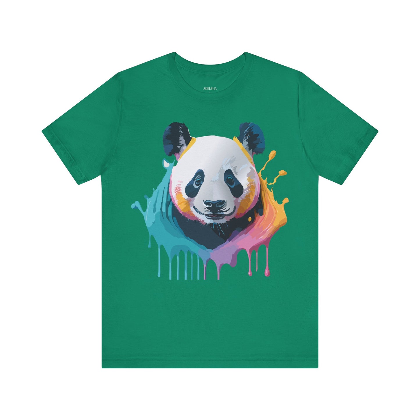 Natural Cotton Tee Shirt with Panda