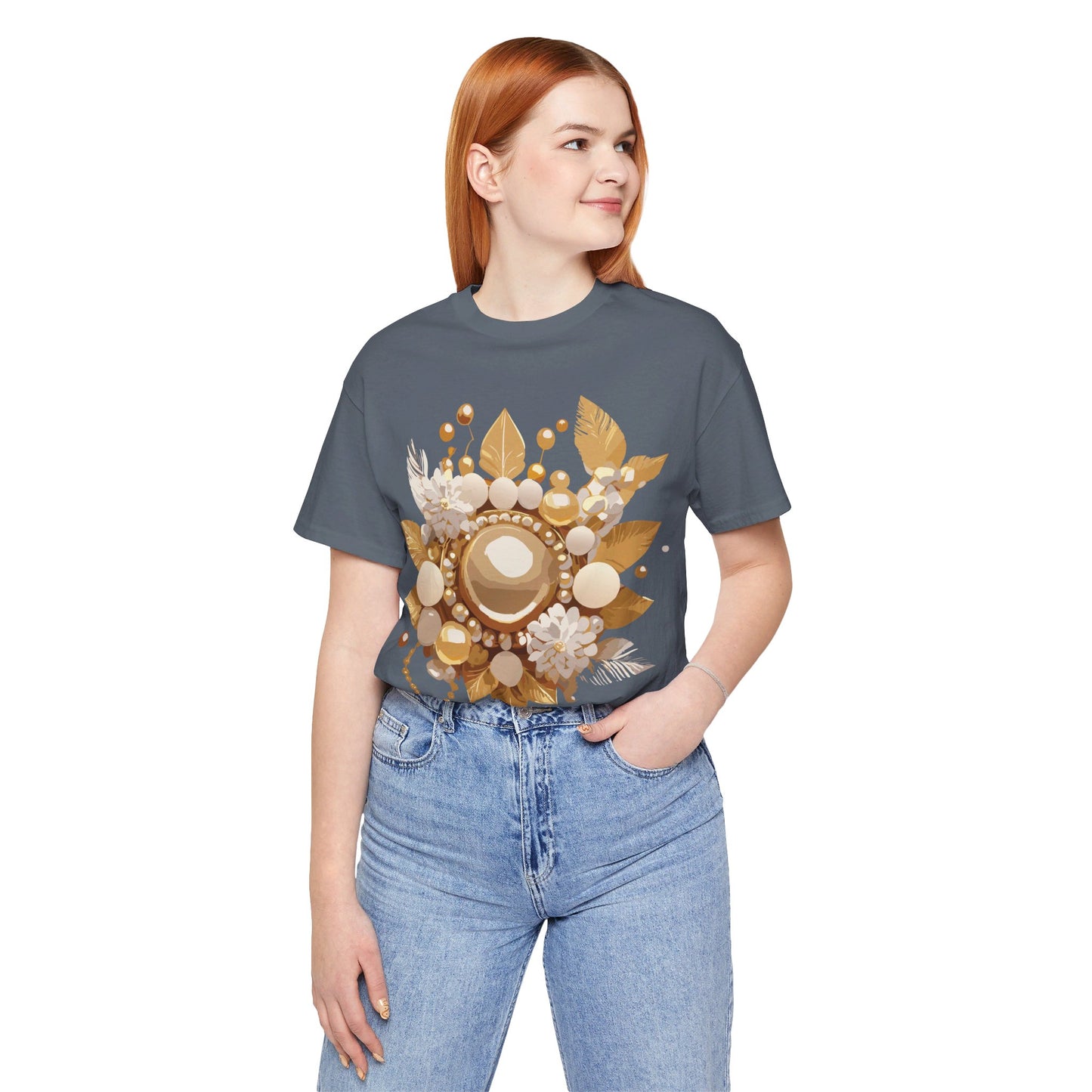 T-Shirt aus natürlicher Baumwolle – Queen Collection