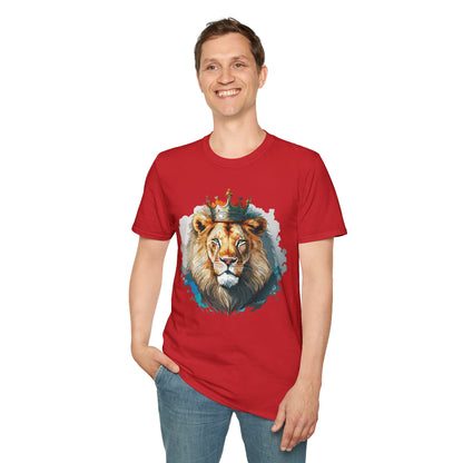 Lion Shirt Unisex Animal Tee Softstyle 64000 100 Percent Ring Spun Cotton