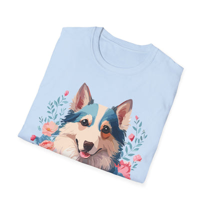 Dog Shirt Unisex Animal Tee Softstyle Cotton Lightweight Breathable