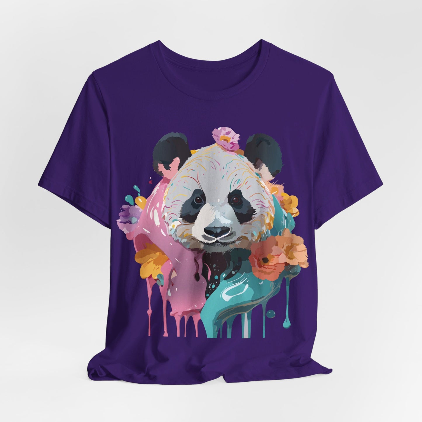 T-shirt en coton naturel avec panda