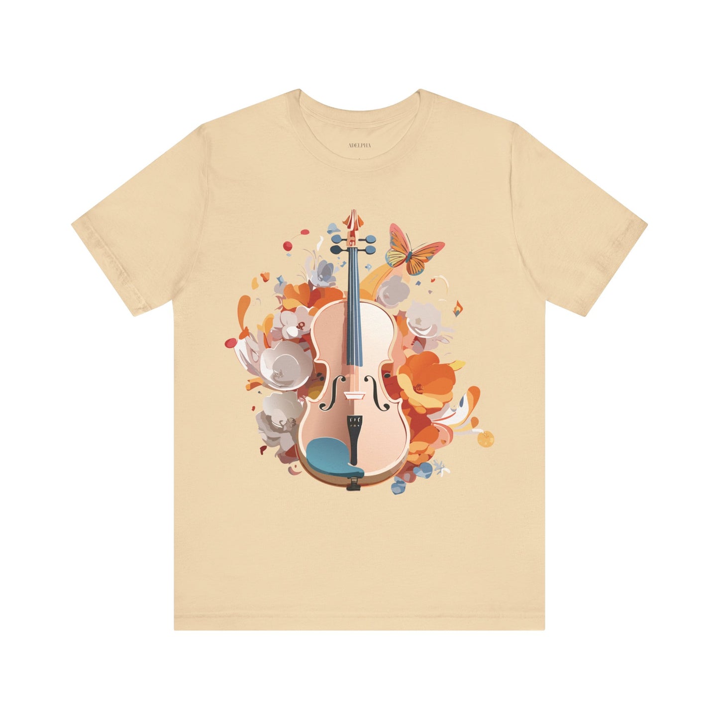 Natural Cotton Tee Shirt - Music collection