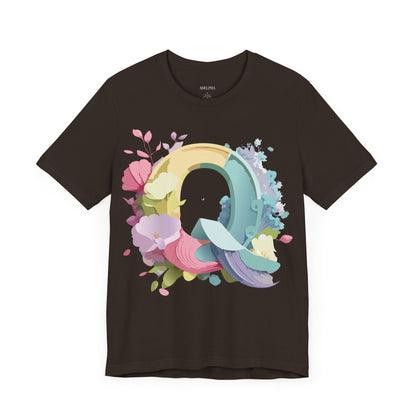 Letter Shirt, Letter Q Shirt - ADELPHA