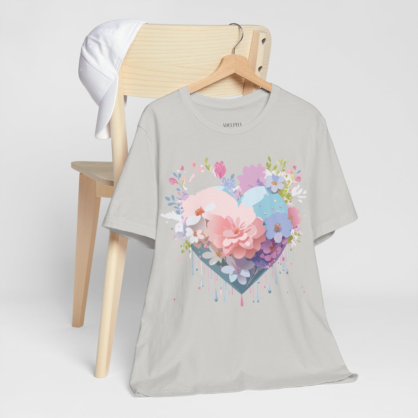 Natural Cotton Tee Shirt - Love story Collection