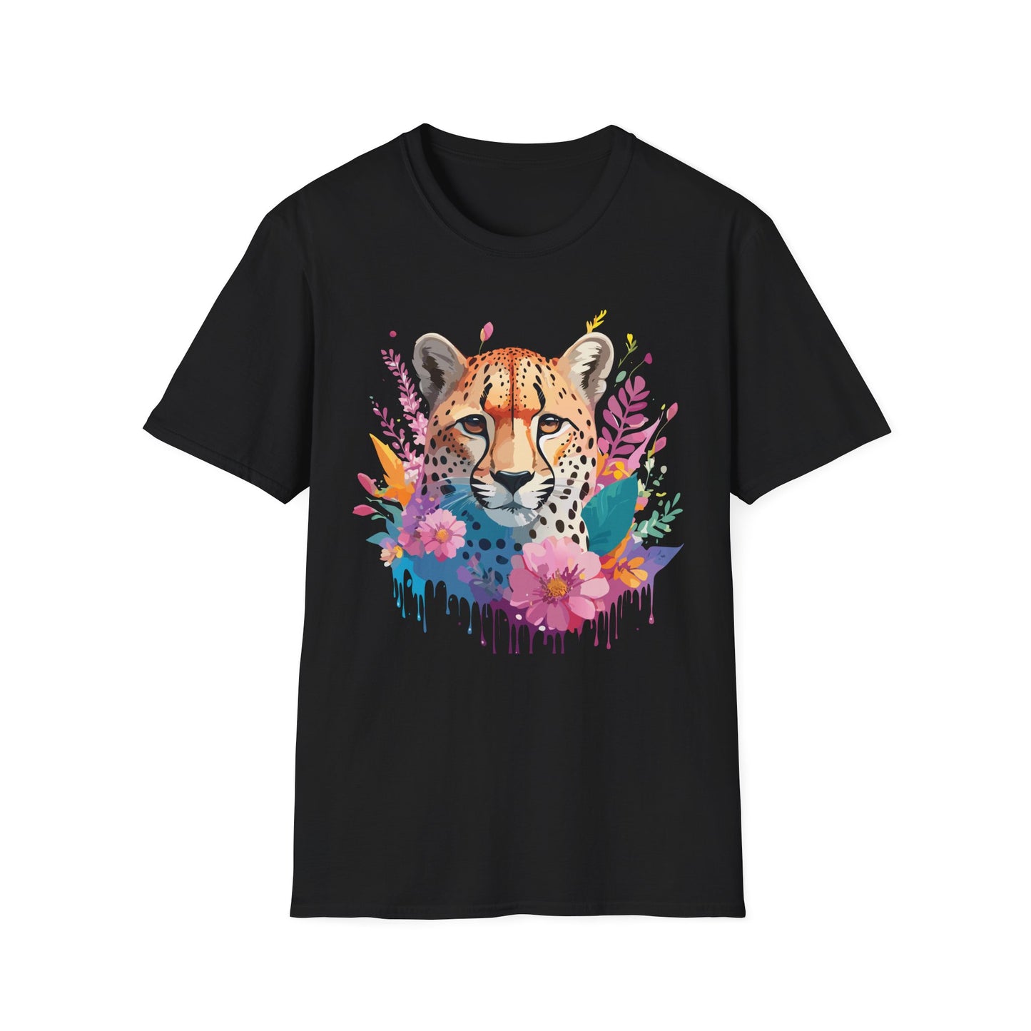 Cheetah Shirt, Shirt with Cheetah, Cheetah Tee, Shirt with Animals