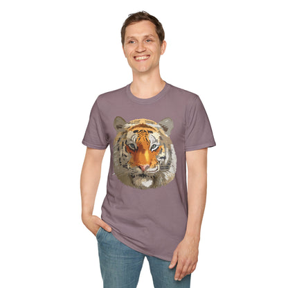 Unisex Tiger Shirt Animal Print Tee Gildan Softstyle Cotton Quality