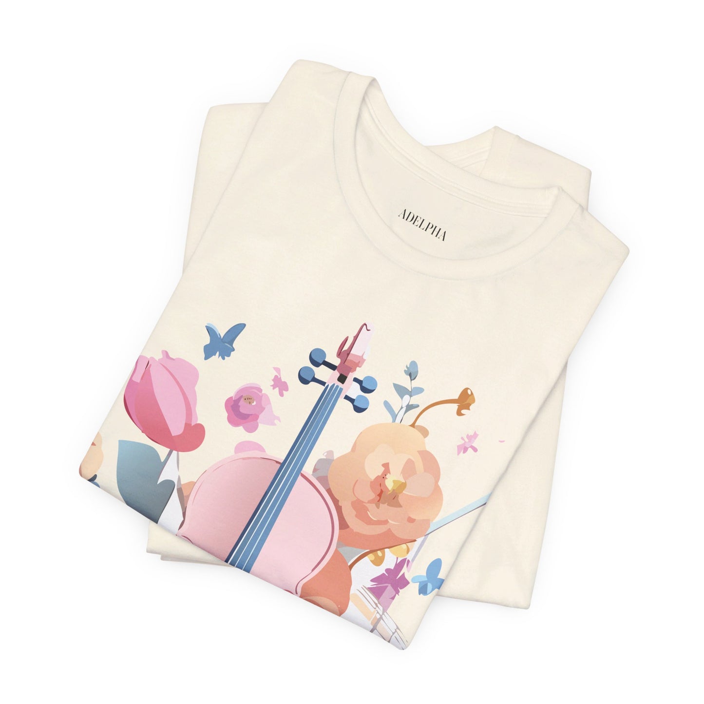 T-shirt en coton naturel - Collection Musique