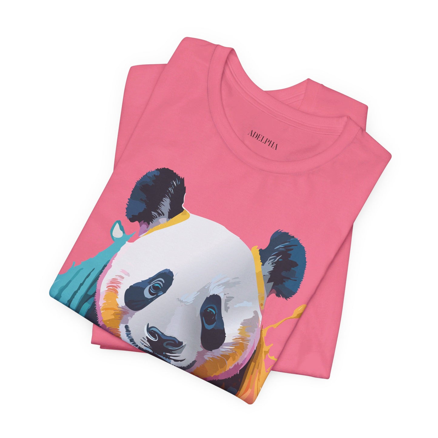 T-Shirt aus natürlicher Baumwolle mit Panda