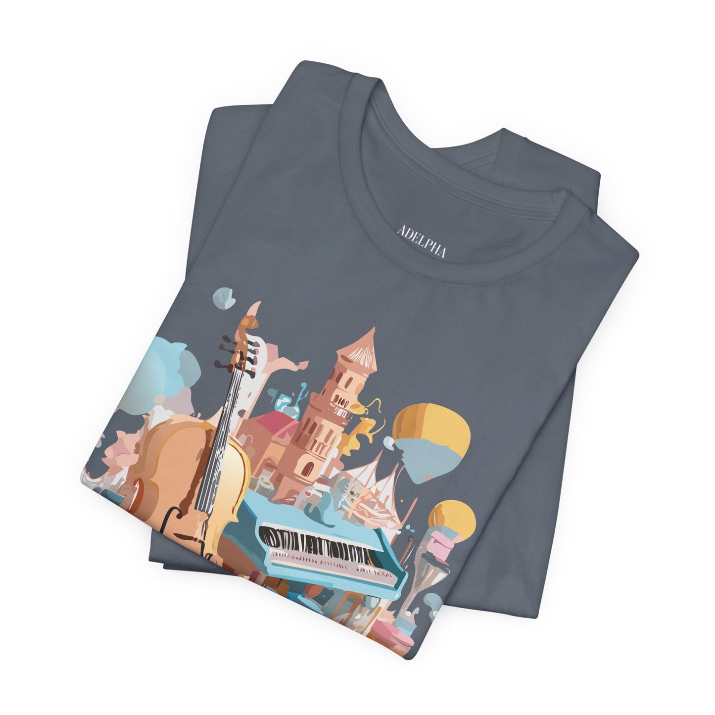 T-shirt en coton naturel - Collection Musique