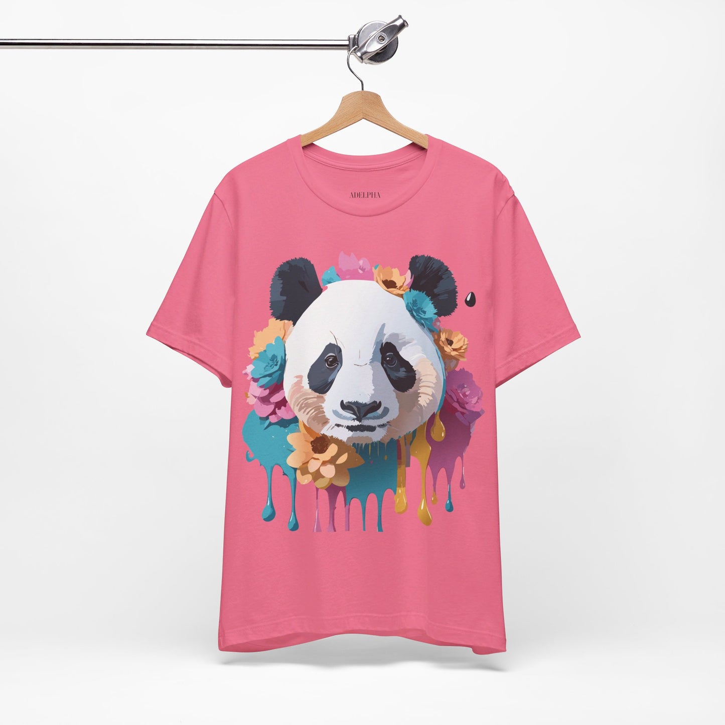 T-Shirt aus natürlicher Baumwolle mit Panda