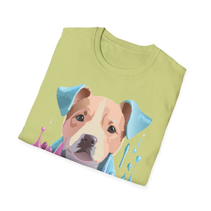 Dog Shirt Unisex Animal Tee Softstyle Gildan 64000 Cotton Tee