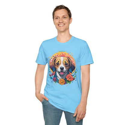 Dog Shirt Unisex Animal Tee Gildan 64000 Softstyle Ring Spun Cotton