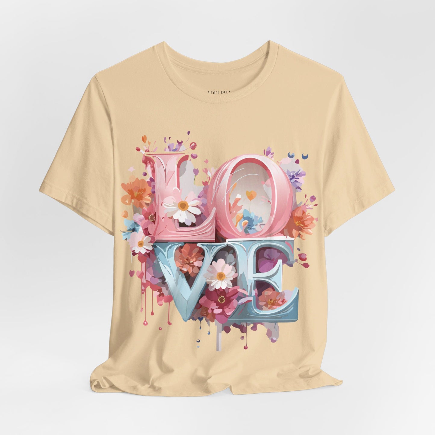 T-Shirt aus natürlicher Baumwolle – Love Story-Kollektion