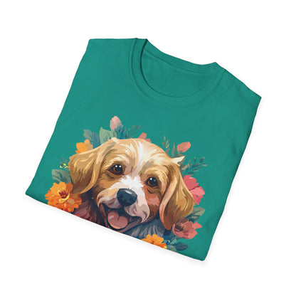 Dog Shirt Unisex Animal Tee Softstyle 64000 Gildan Cotton Tee
