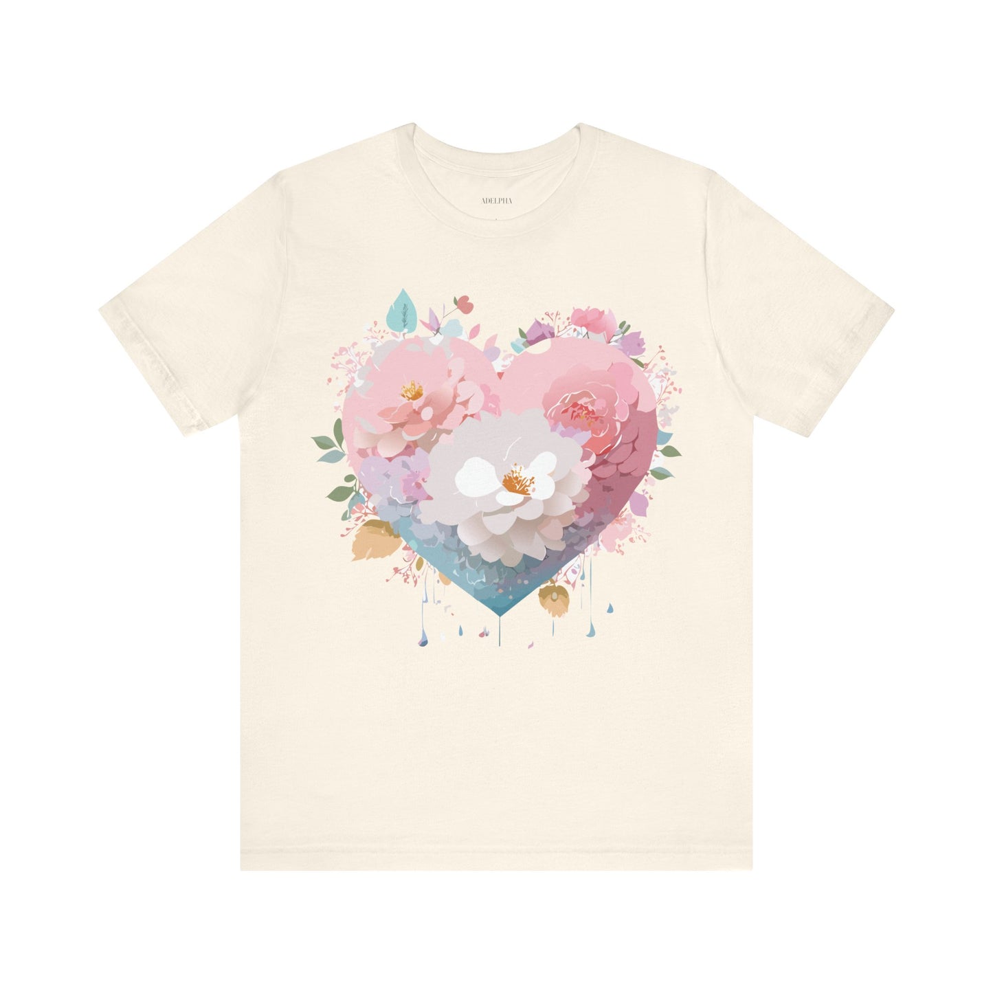 T-shirt en coton naturel - Collection Love story